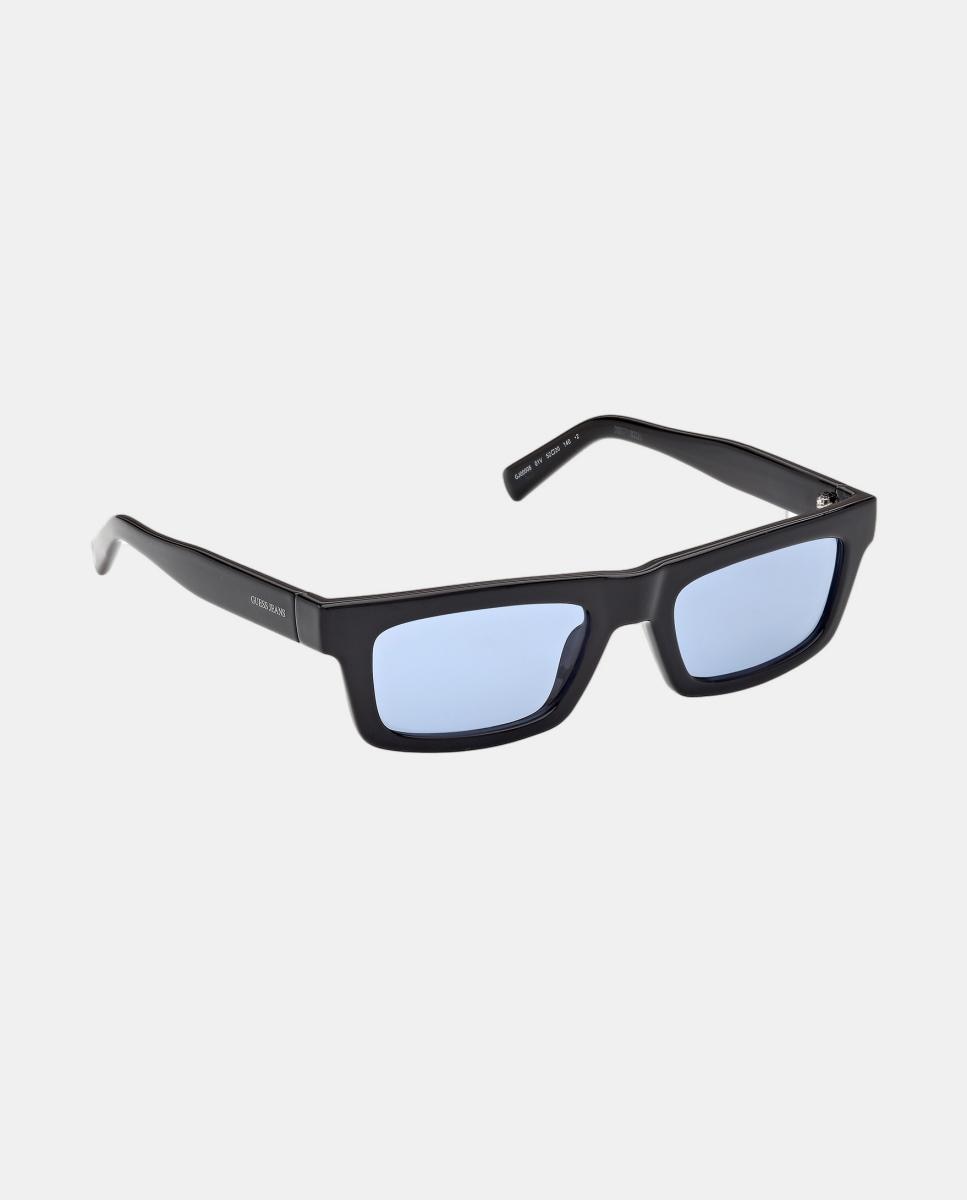 Gafas de sol GJ000088 unisex rectangular en inyectado - Guess - Negro Negro-8
