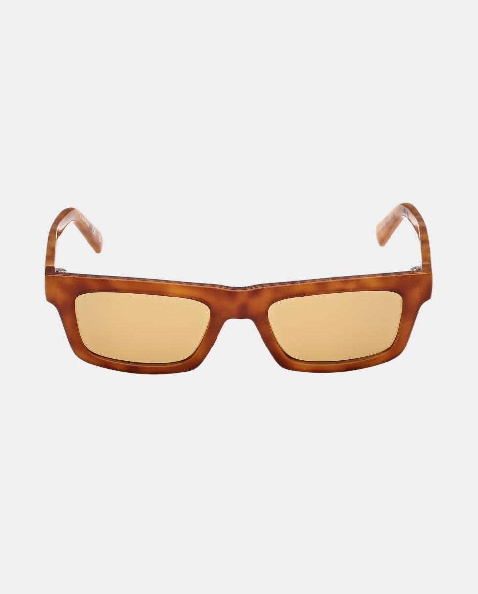 Gafas de sol GJ000088 unisex rectangular en inyectado - Guess - Marrón Marrón-1