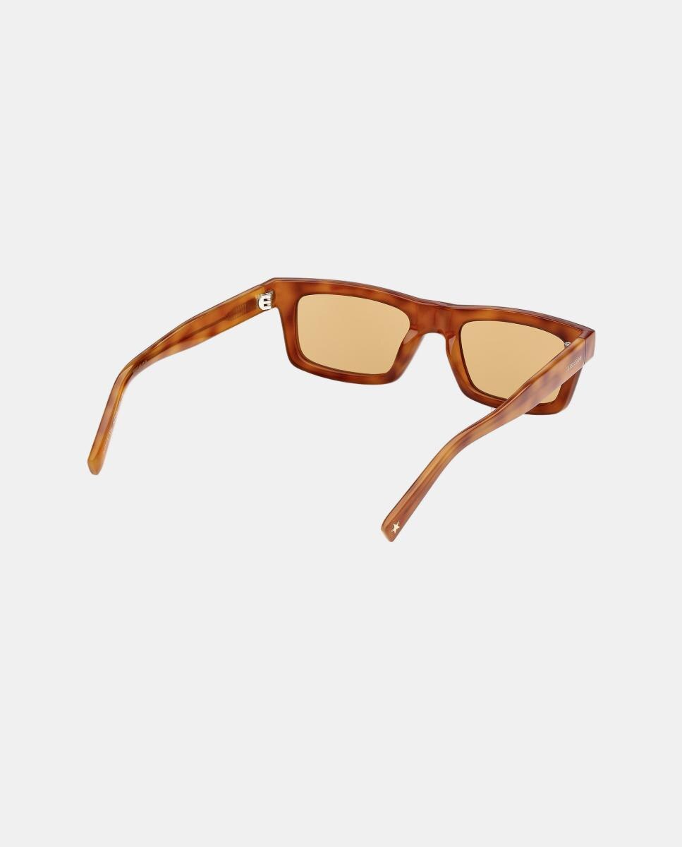 Gafas de sol GJ000088 unisex rectangular en inyectado - Guess - Marrón Marrón-6