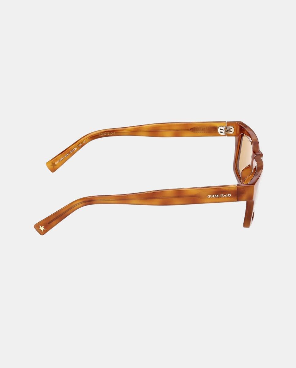 Gafas de sol GJ000088 unisex rectangular en inyectado - Guess - Marrón Marrón-7