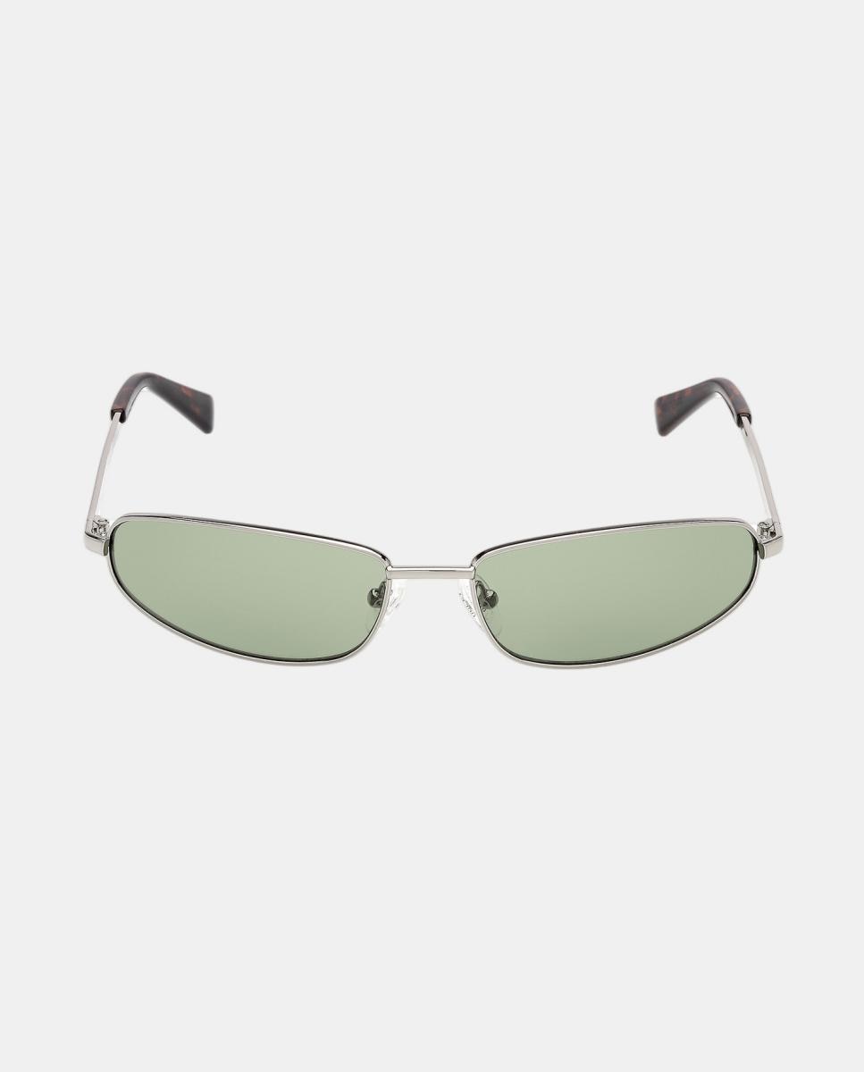 Gafas de sol GJ000100 unisex rectangular en metal - Guess - Gris Gris-1