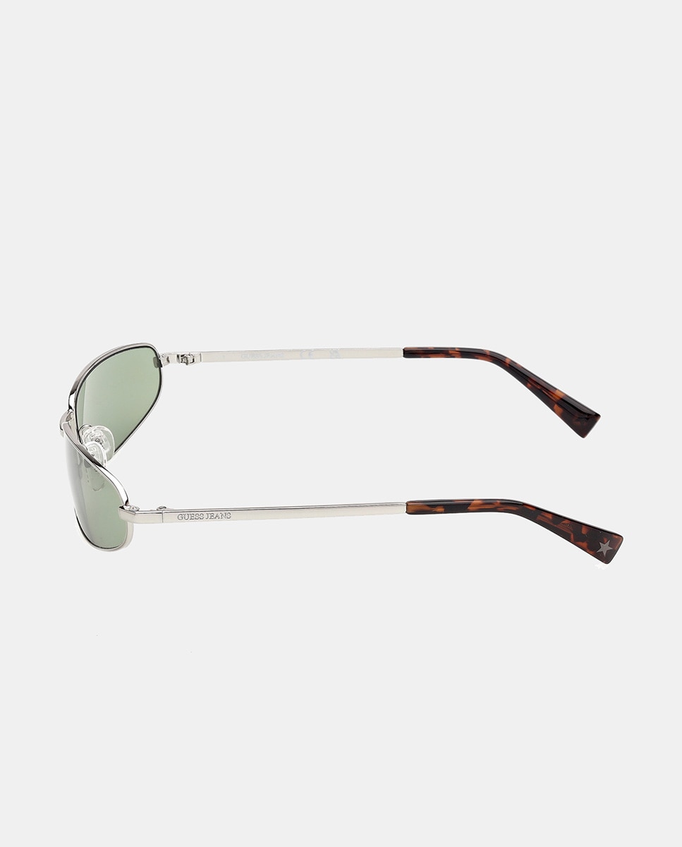 Gafas de sol GJ000100 unisex rectangular en metal - Guess - Gris Gris-3