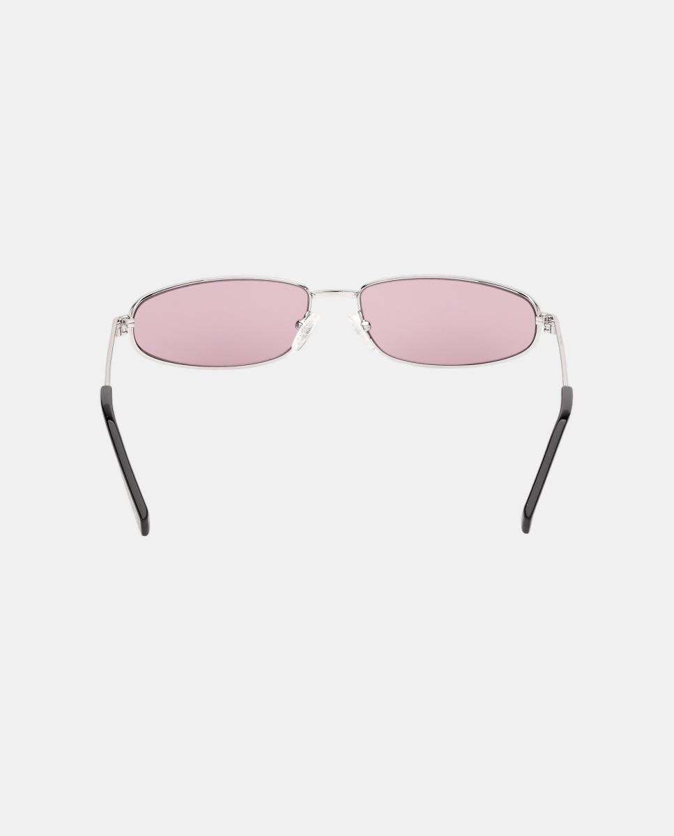 Gafas de sol GJ000100 unisex rectangular en metal - Guess - Marrón Marrón-5