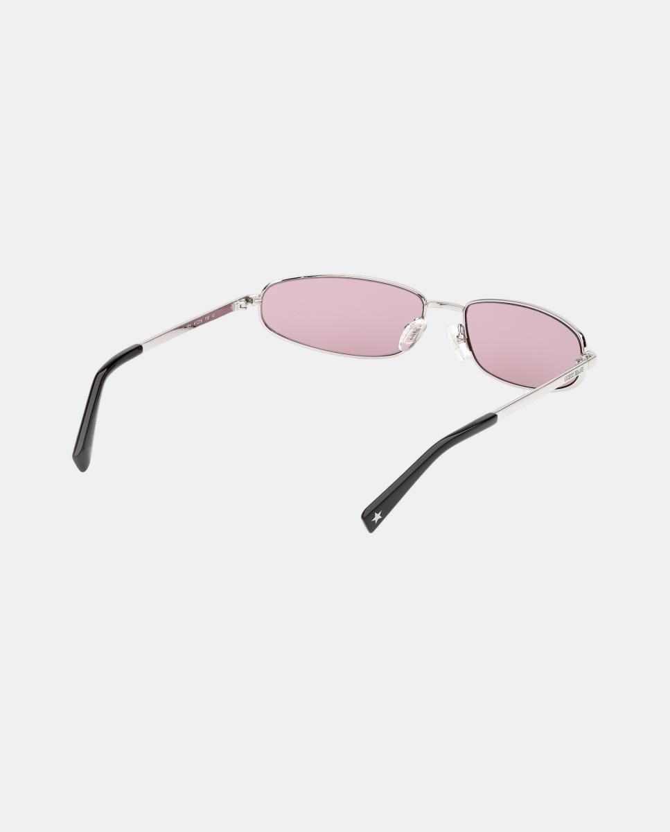 Gafas de sol GJ000100 unisex rectangular en metal - Guess - Marrón Marrón-6