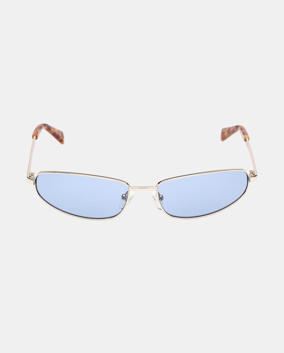Gafas de sol GJ000100 unisex rectangular en metal - Guess - Oro Oro-1