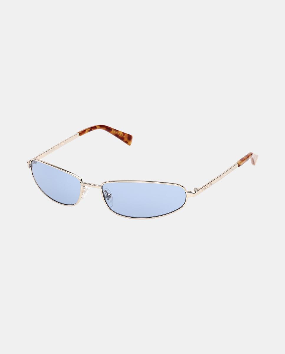 Gafas de sol GJ000100 unisex rectangular en metal - Guess - Oro Oro-2