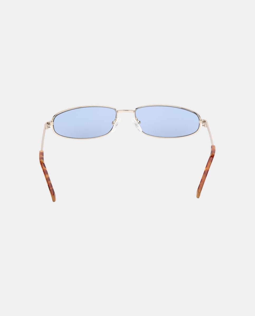 Gafas de sol GJ000100 unisex rectangular en metal - Guess - Oro Oro-5
