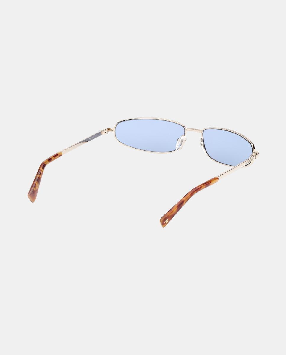 Gafas de sol GJ000100 unisex rectangular en metal - Guess - Oro Oro-6