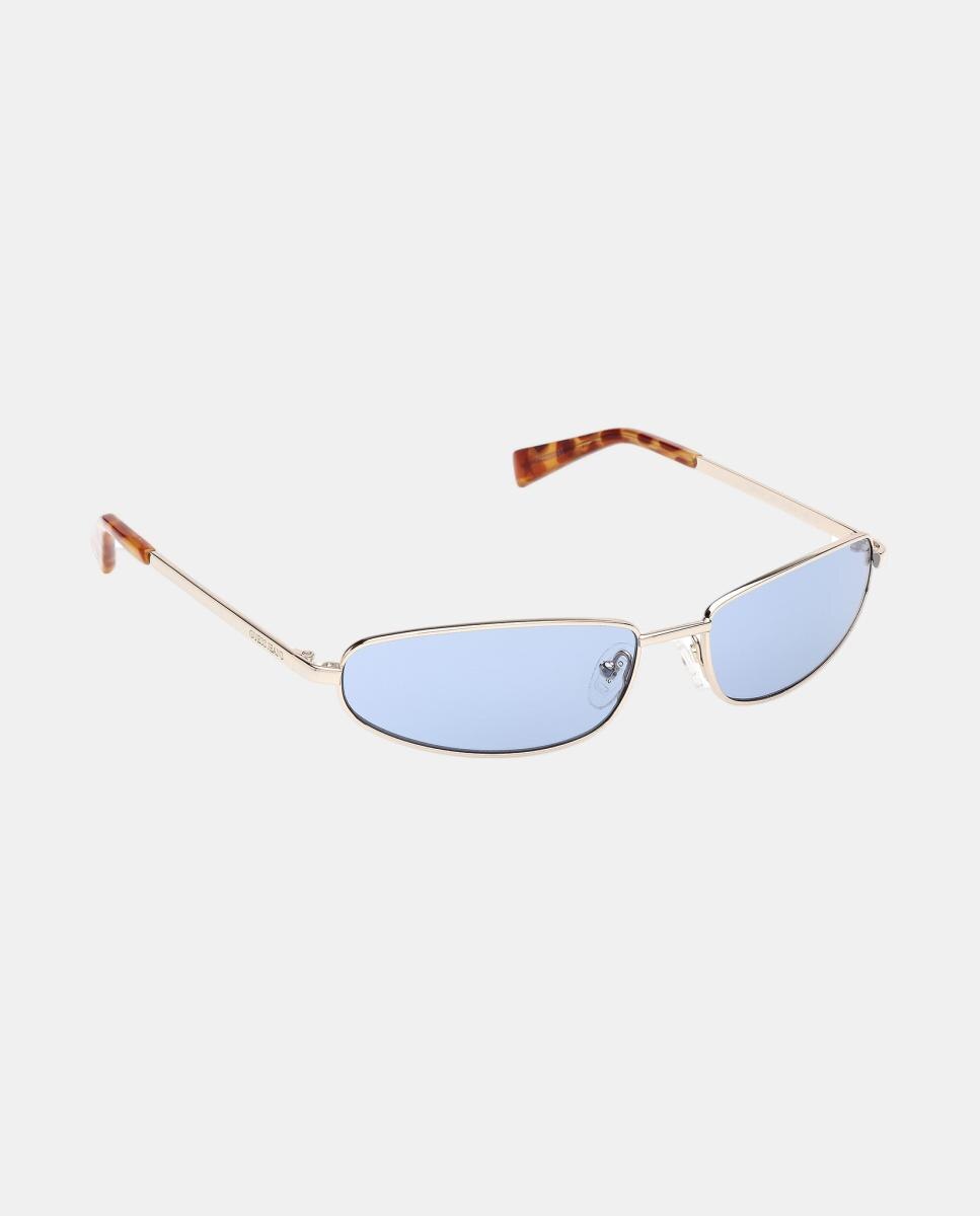 Gafas de sol GJ000100 unisex rectangular en metal - Guess - Oro Oro-8