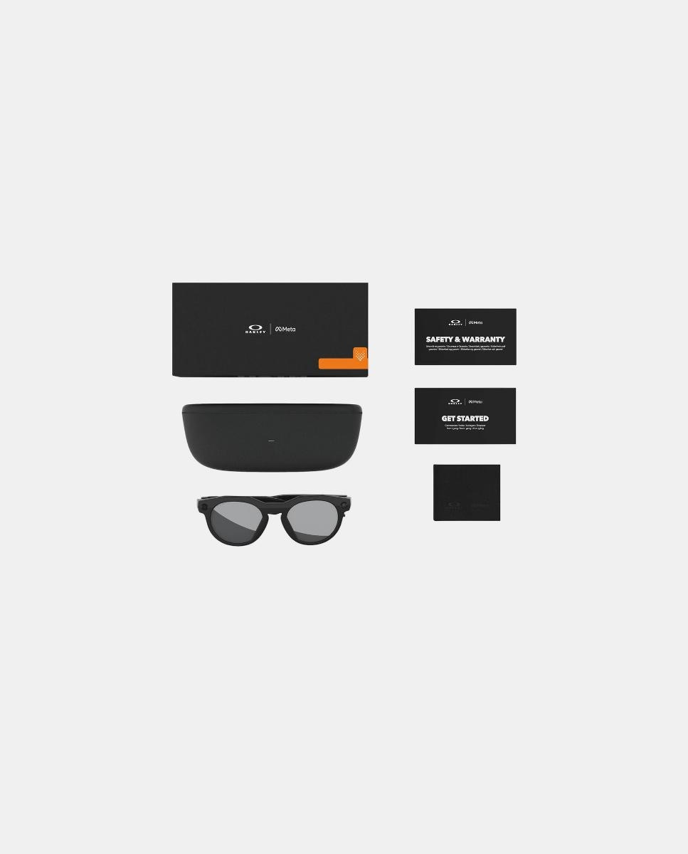 Imagen 12 de Gafas de sol inteligentes con IA OW8002 HSTN de unisex redonda en inyectado con lente polarizada OAKLEY META - Negro Negro