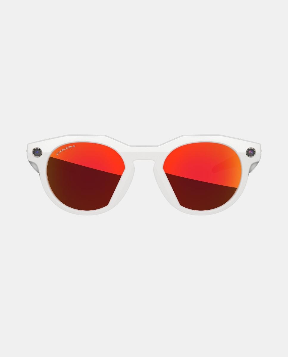 OAKLEY META - Gafas de sol inteligentes con IA OW8002 HSTN de unisex redonda en inyectado con lente espejada OAKLEY META.