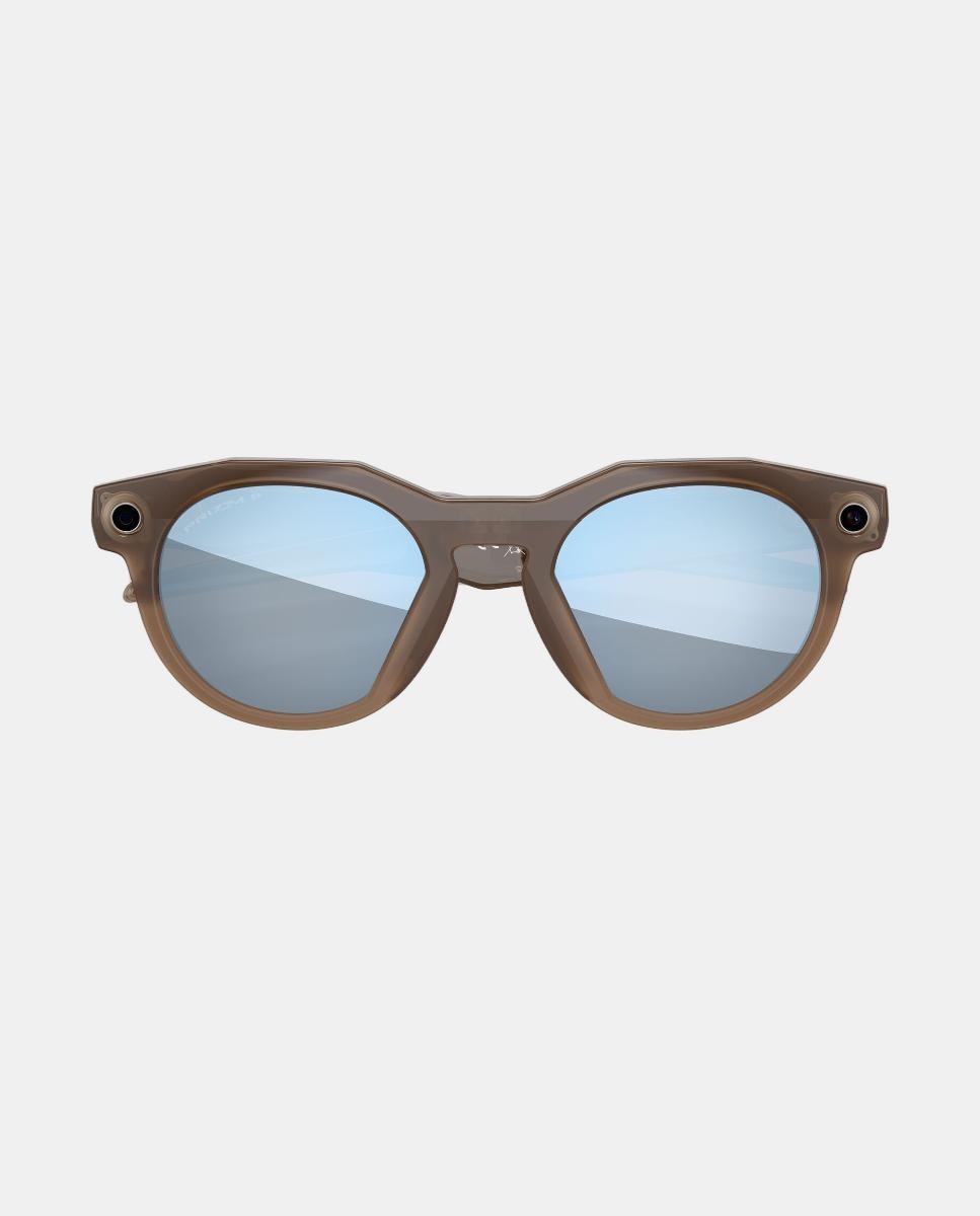 Gafas de sol OW8002 HSTN de unisex redonda en inyectado con lente polarizada - Oakley - Marrón Marrón-5
