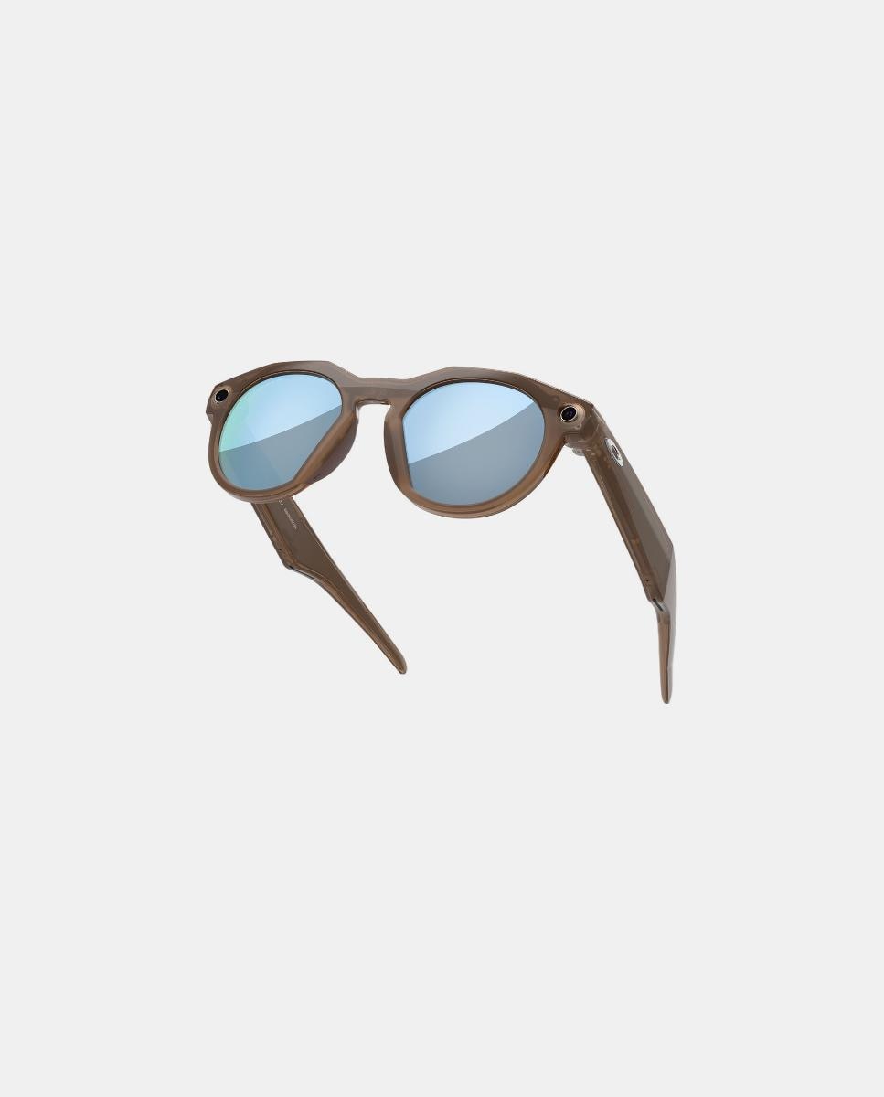 Gafas de sol OW8002 HSTN de unisex redonda en inyectado con lente polarizada - Oakley - Marrón Marrón-9