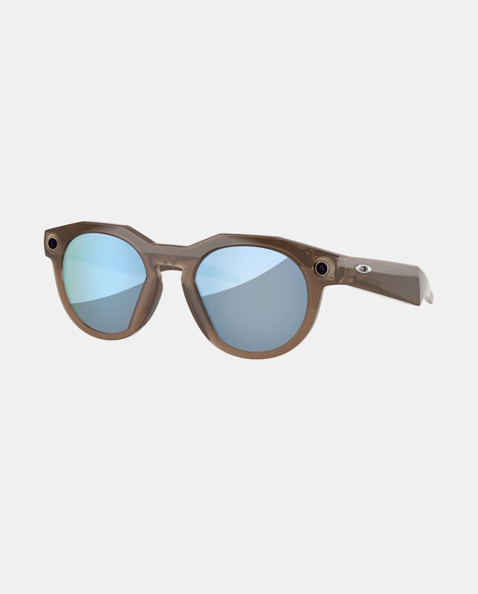 Gafas de sol OW8002 HSTN de unisex redonda en inyectado con lente polarizada - Oakley - Marrón Marrón-10