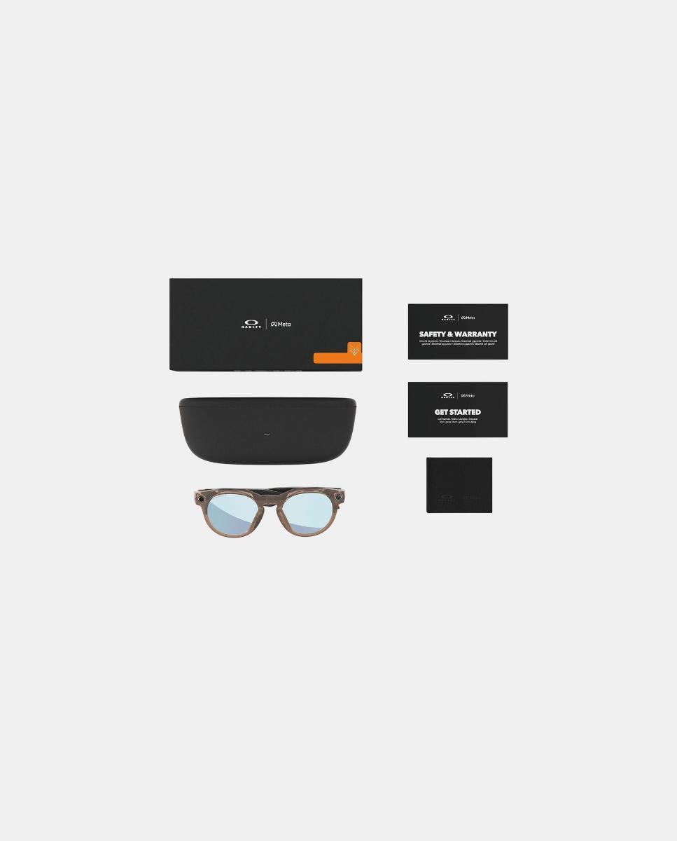 Gafas de sol OW8002 HSTN de unisex redonda en inyectado con lente polarizada - Oakley - Marrón Marrón-11