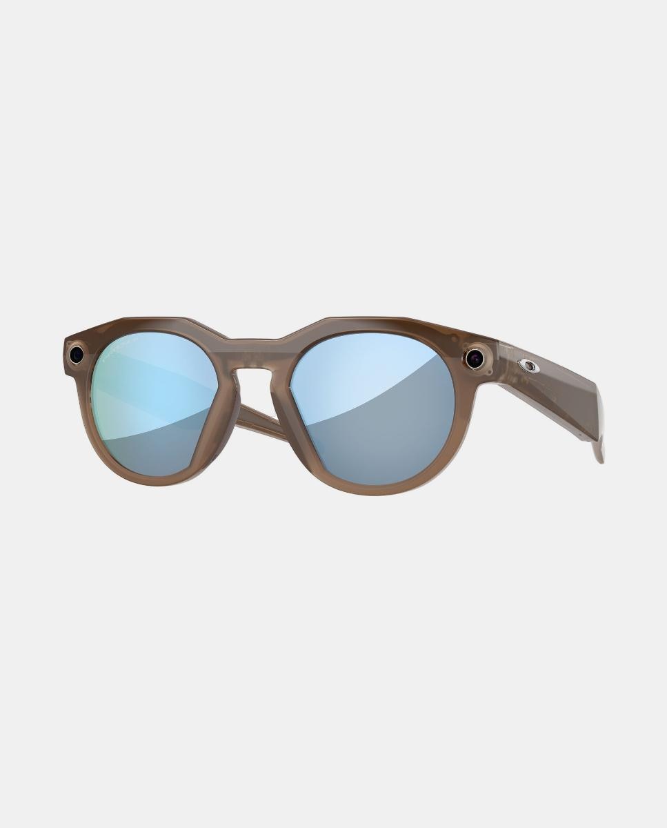 Gafas de sol OW8002 HSTN de unisex redonda en inyectado con lente polarizada - Oakley - Marrón Marrón-12