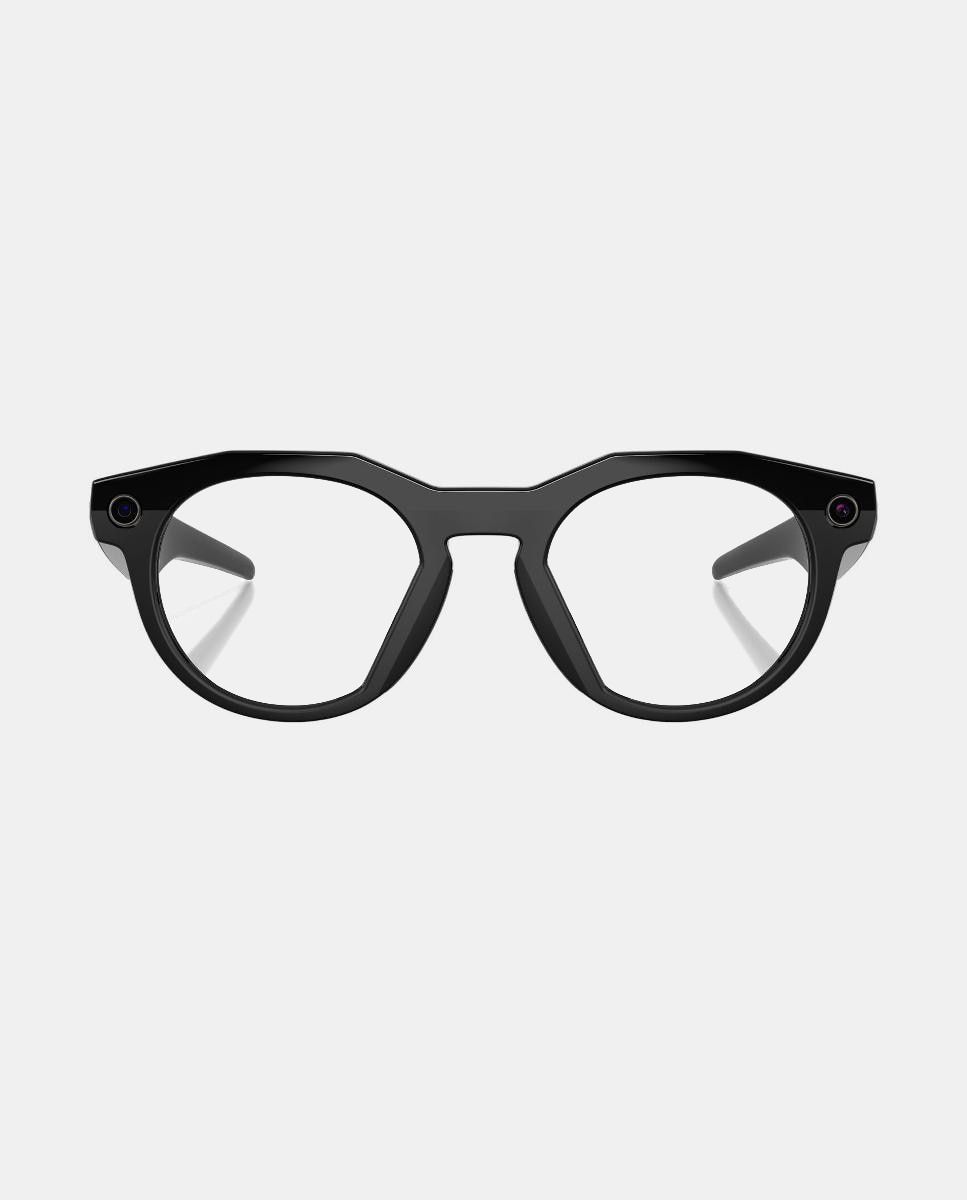 Imagen 4 de Gafas de sol inteligentes con IA OW8002 HSTN de unisex redonda en inyectado OAKLEY META - Negro Negro