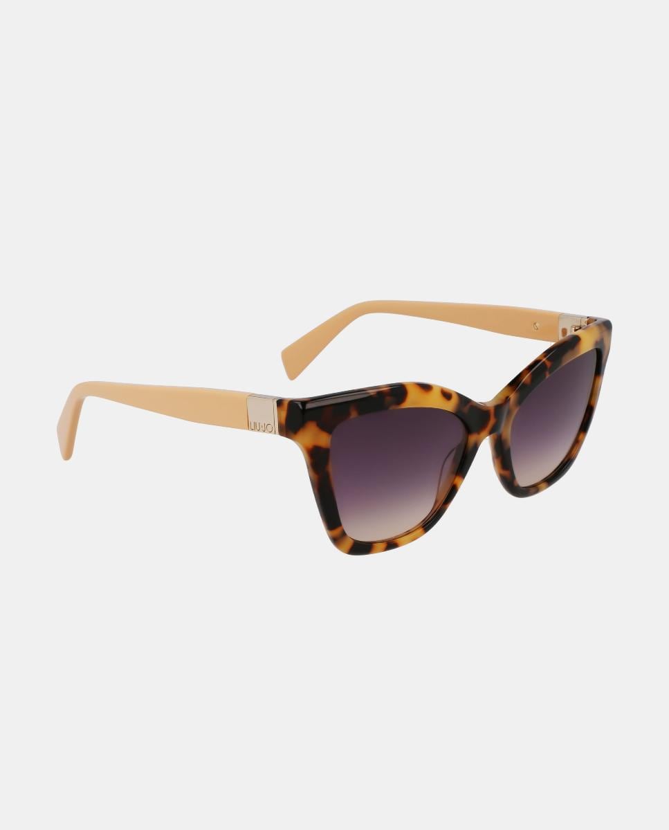 Gafas De Sol De Acetato Y Metal Con Forma Cuadrada LJ734S Mujer