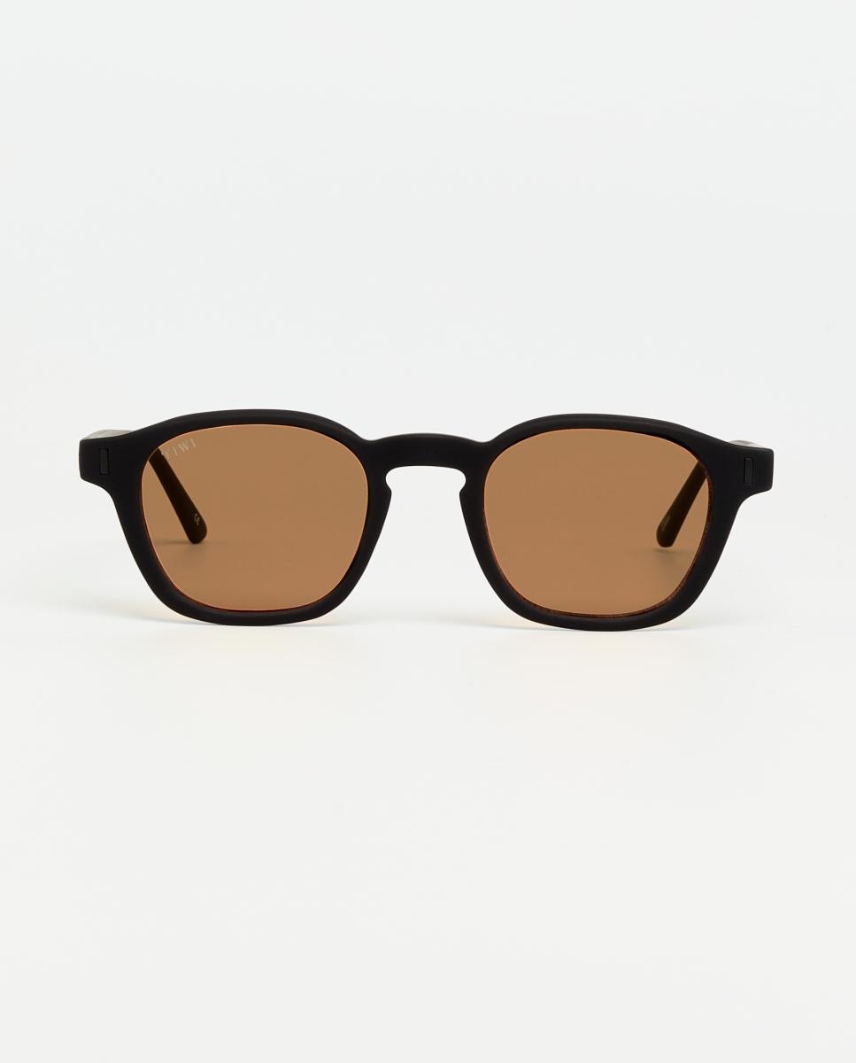Imagen 0 de Gafa de sol LUCIEN unisex cuadrada en acetato Negro