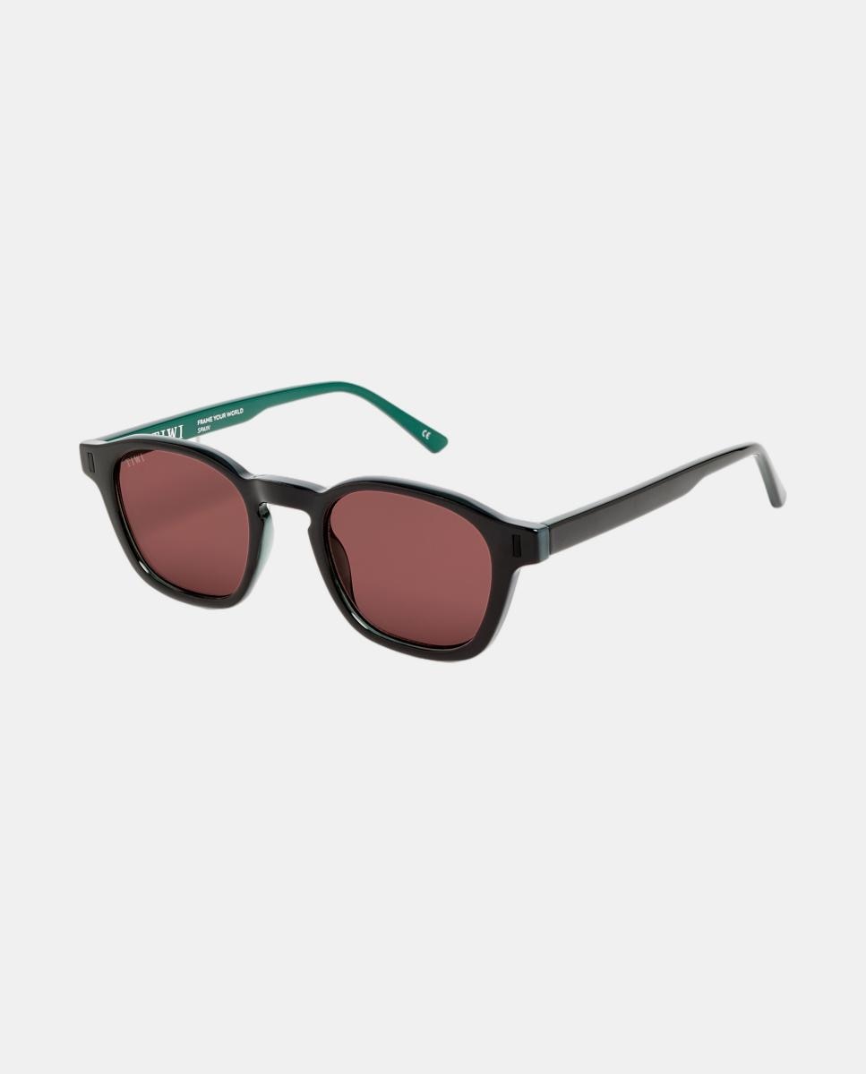 Imagen 2 de Gafa de sol LUCIEN unisex cuadrada en acetato - Tiwi - Verde oscuro Verde oscuro