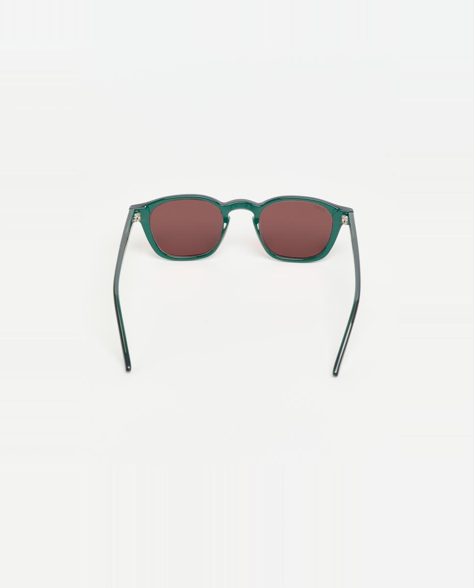 Imagen 4 de Gafa de sol LUCIEN unisex cuadrada en acetato - Tiwi - Verde oscuro Verde oscuro