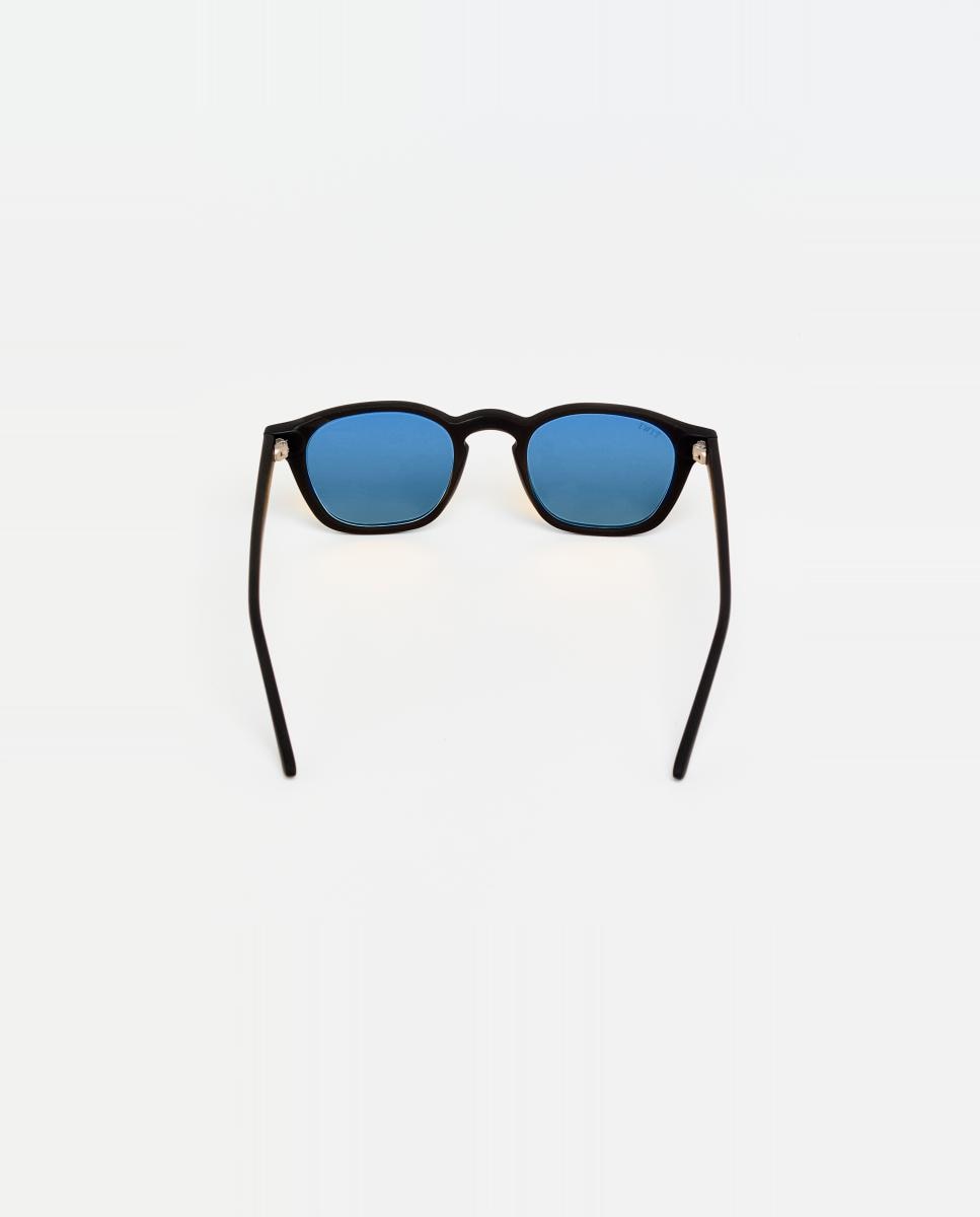Imagen 4 de Gafa de sol LUCIEN unisex cuadrada en acetato - Tiwi - Negro Negro