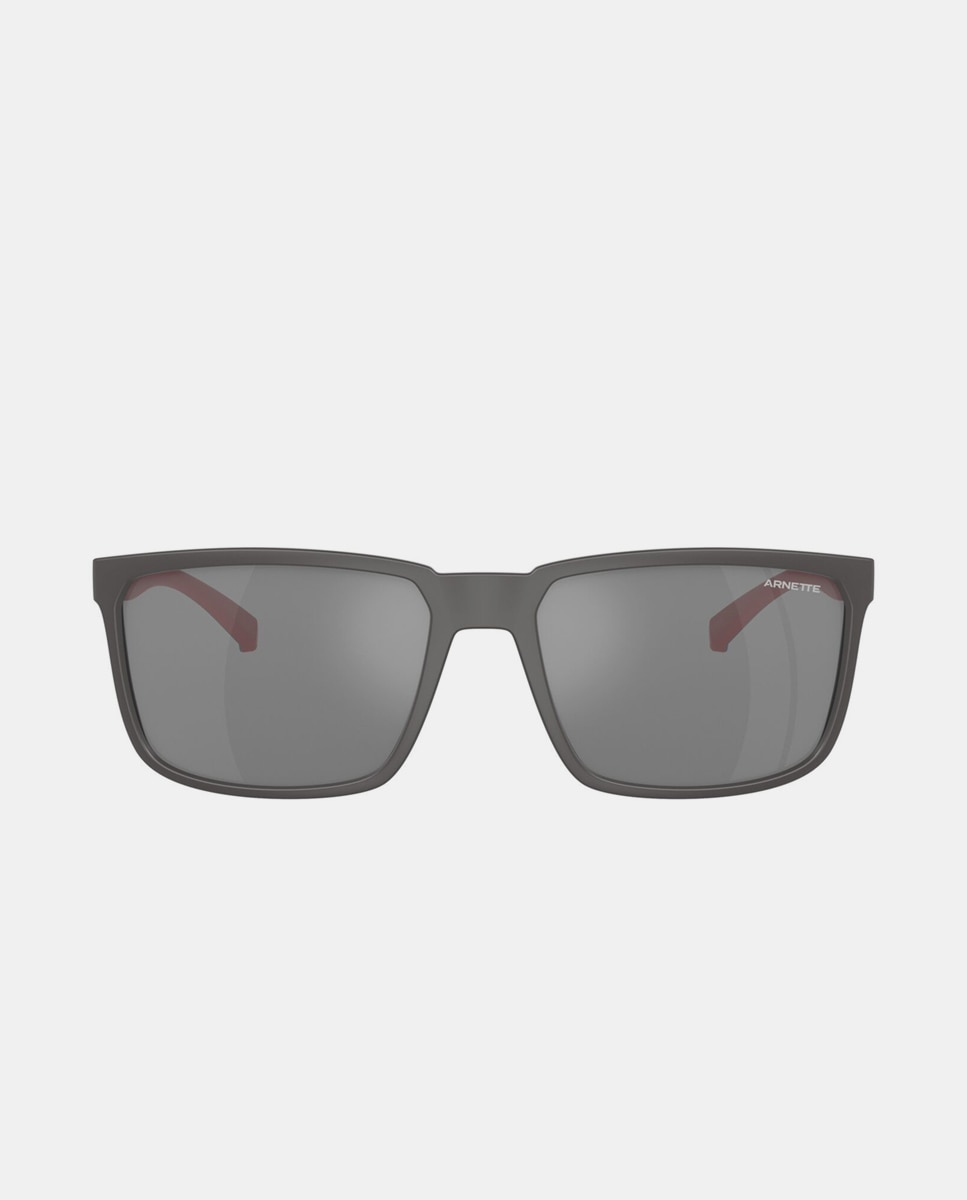 Imagen 0 de Gafas de sol AN4251 STRIPE de hombre rectangular en inyectado con lente espejada Gris