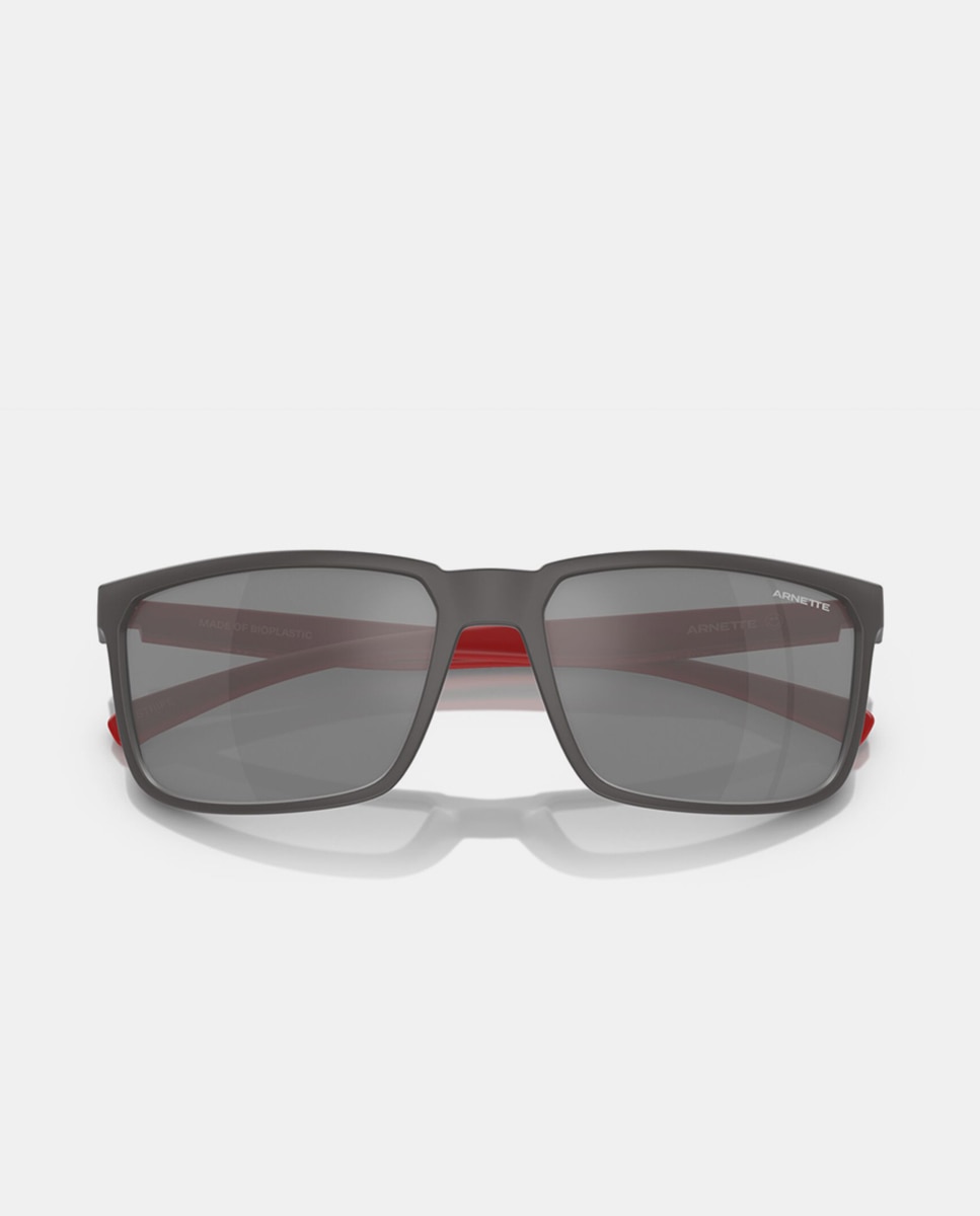 Gafas de sol AN4251 STRIPE de hombre rectangular en inyectado con lente espejada - Arnette - Gris Gris-5