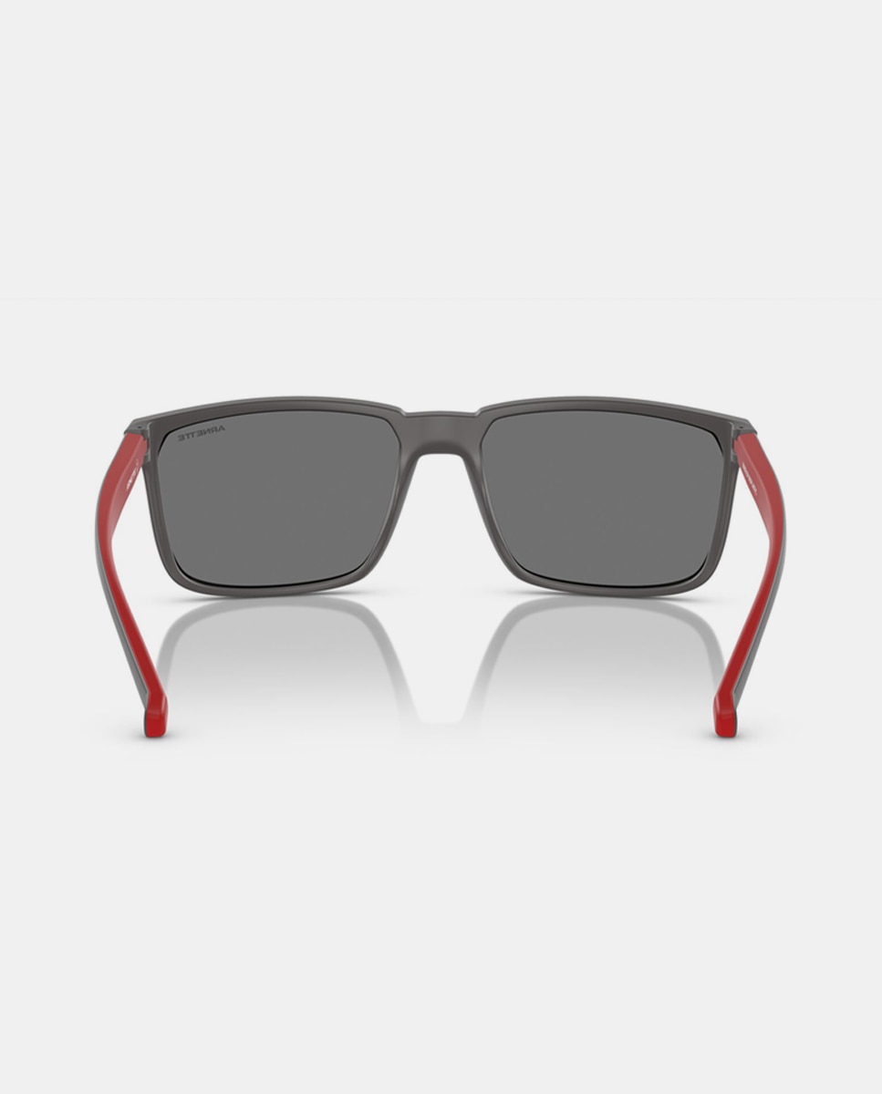 Gafas de sol AN4251 STRIPE de hombre rectangular en inyectado con lente espejada - Arnette - Gris Gris-6