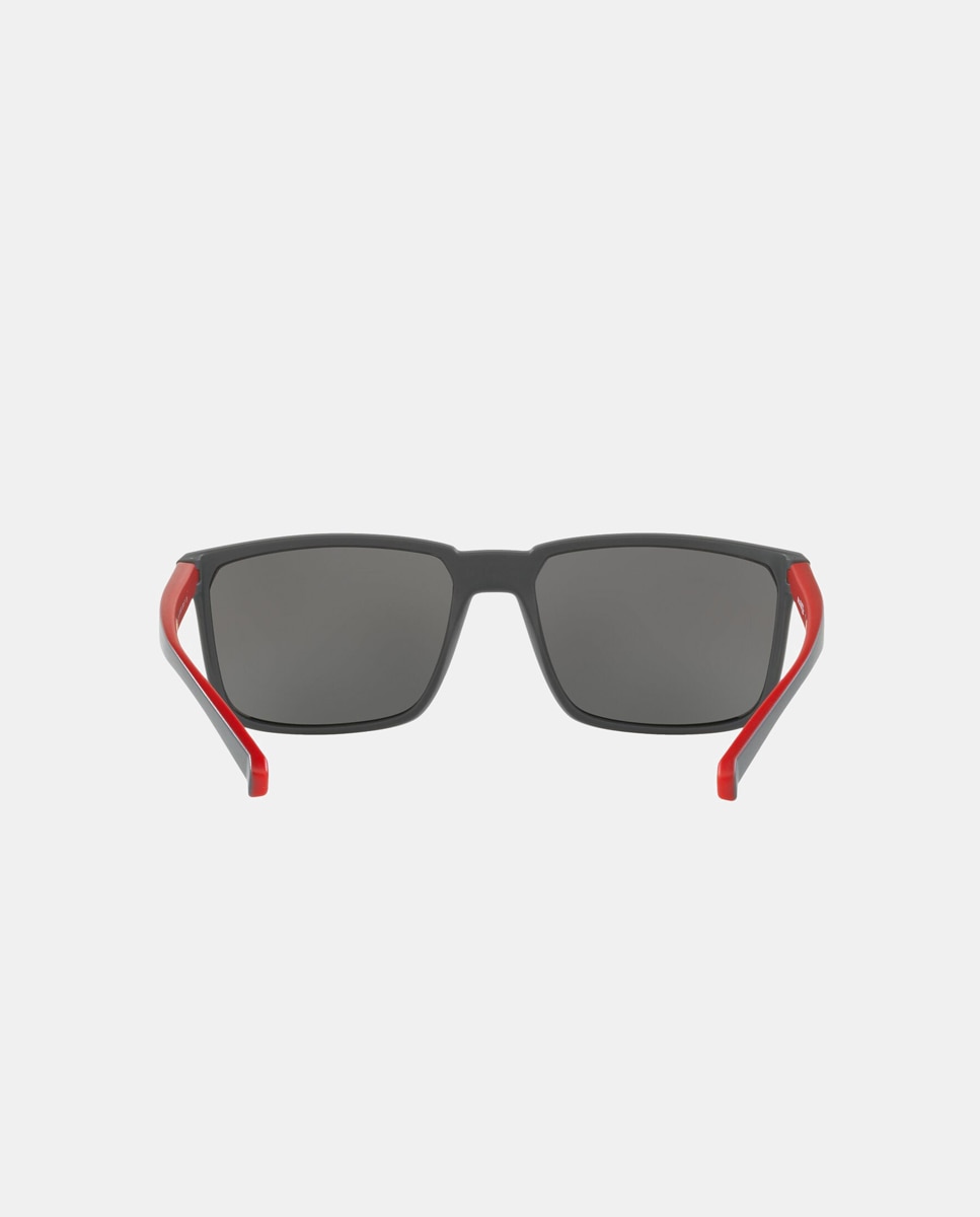 Gafas de sol AN4251 STRIPE de hombre rectangular en inyectado con lente espejada - Arnette - Gris Gris-7