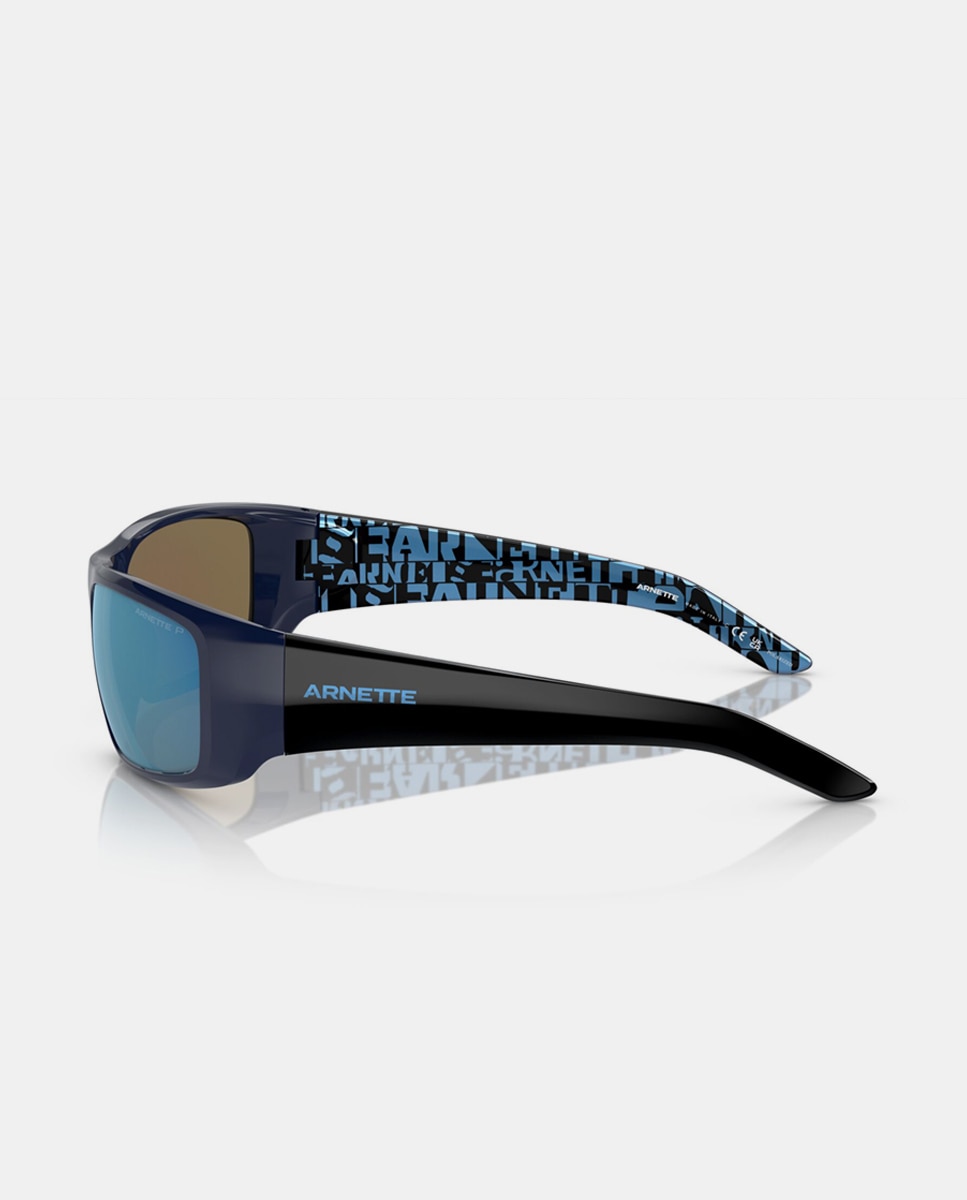 Gafas de sol AN4182 HOT SHOT de hombre rectangular en inyectado con lente polarizada - Arnette - Azul Azul-3