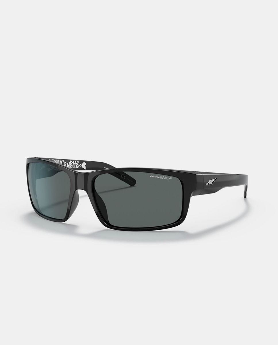 Gafas de sol AN4202 FASTBALL de hombre rectangular en inyectado con lente polarizada - Arnette - Negro Negro-2