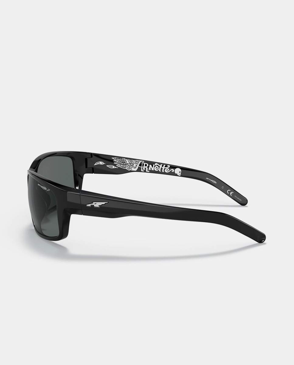 Gafas de sol AN4202 FASTBALL de hombre rectangular en inyectado con lente polarizada - Arnette - Negro Negro-3