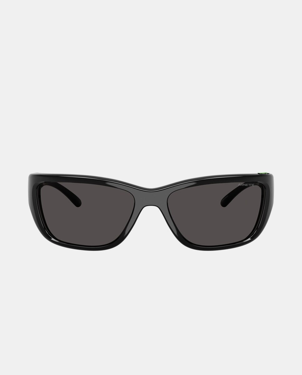 Gafas de sol AN4353 BUBBLEWRAP de hombre rectangular en inyectado con lente polarizada - Arnette - Negro Negro-1