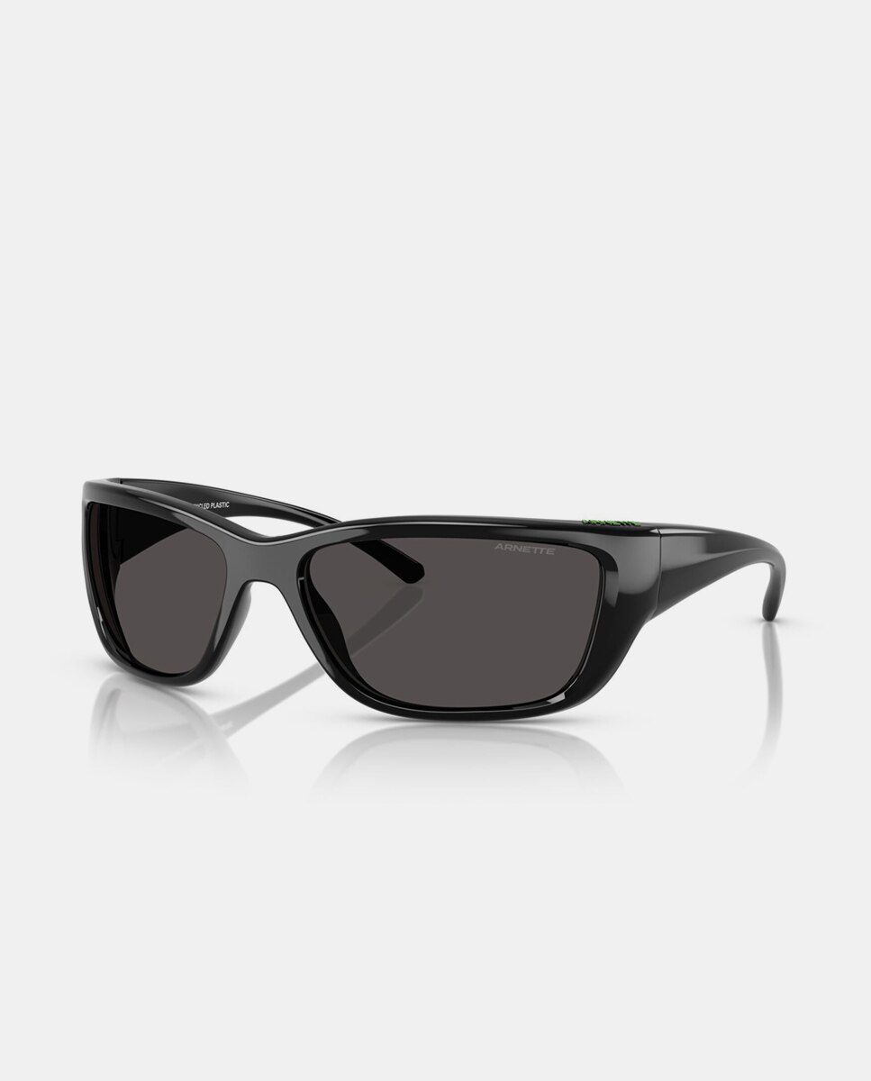 Gafas de sol AN4353 BUBBLEWRAP de hombre rectangular en inyectado con lente polarizada - Arnette - Negro Negro-2