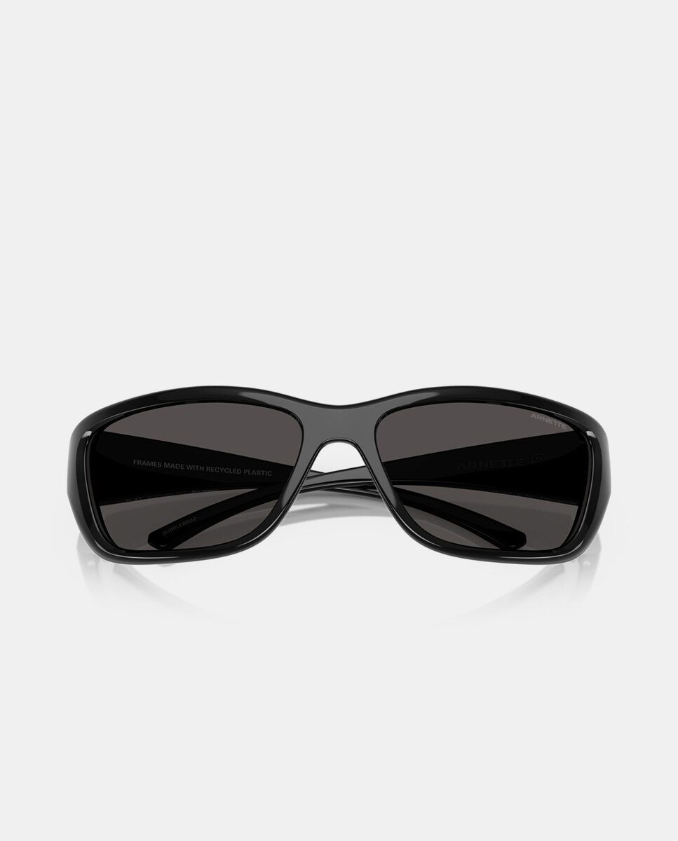 Gafas de sol AN4353 BUBBLEWRAP de hombre rectangular en inyectado con lente polarizada - Arnette - Negro Negro-5