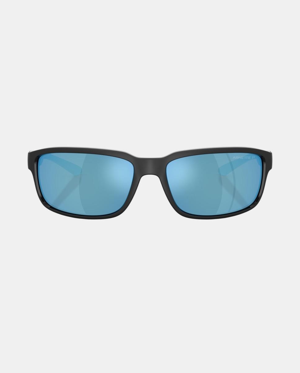 Gafas de sol AN4373 de hombre rectangular en inyectado con lente polarizada - Arnette - Negro Negro-4