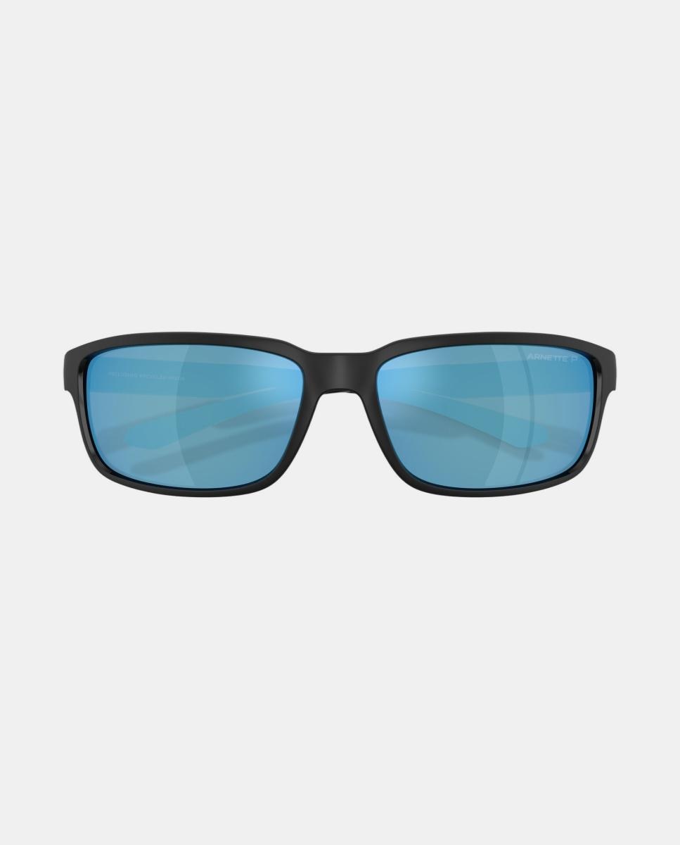 Gafas de sol AN4373 de hombre rectangular en inyectado con lente polarizada - Arnette - Negro Negro-5