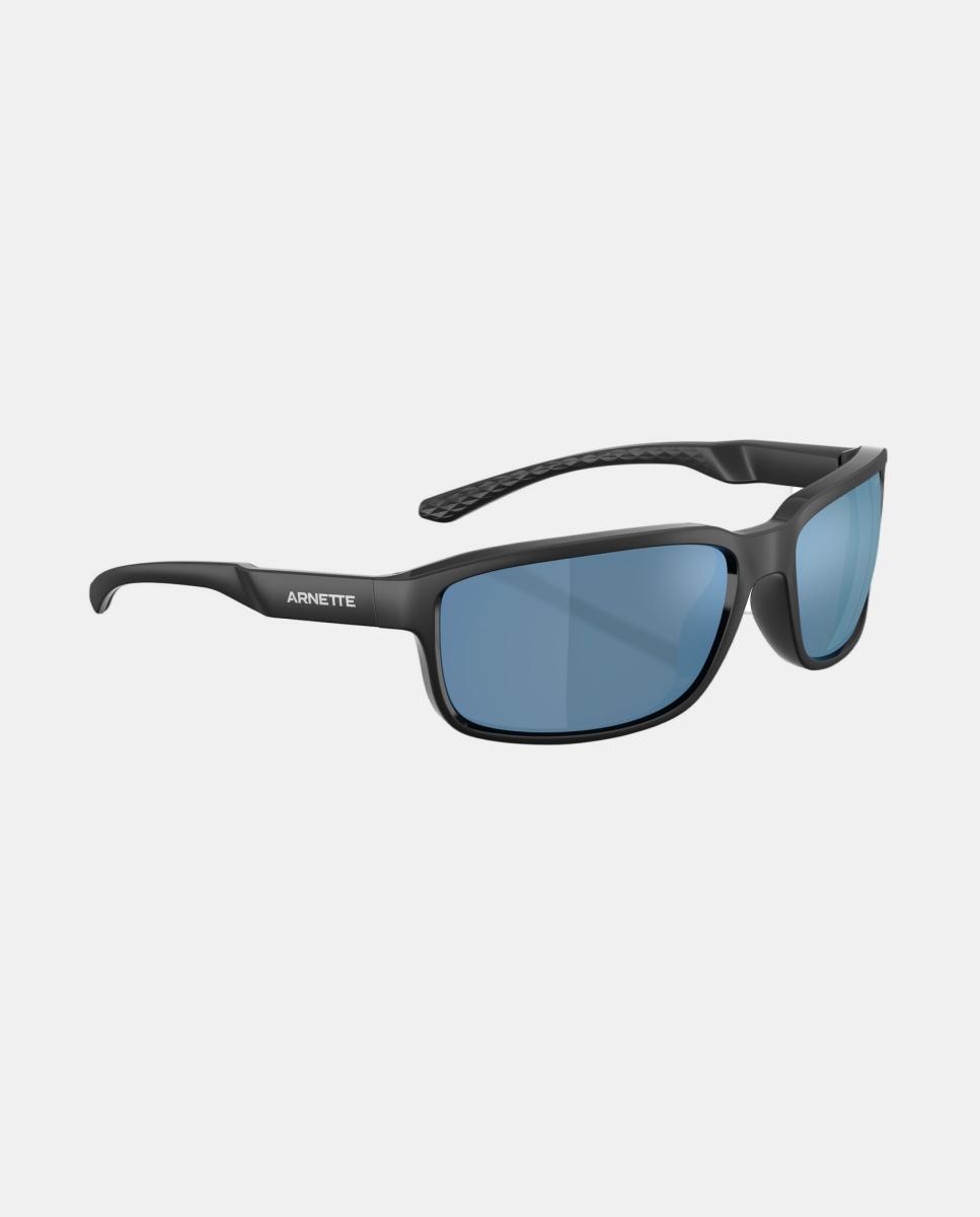 Gafas de sol AN4373 de hombre rectangular en inyectado con lente polarizada - Arnette - Negro Negro-7