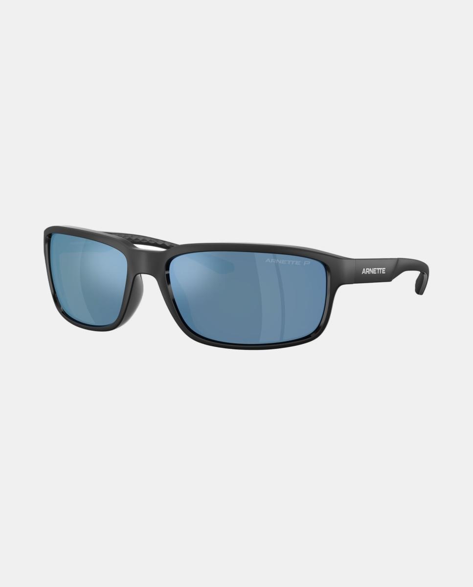 Gafas de sol AN4373 de hombre rectangular en inyectado con lente polarizada - Arnette - Negro Negro-8