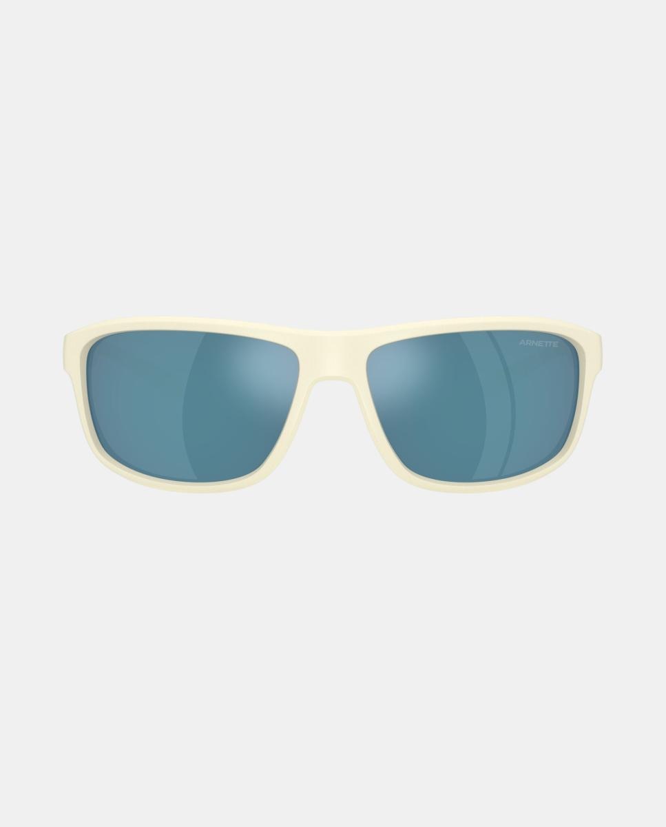 Imagen 0 de Gafas de sol AN4374 de hombre rectangular en inyectado con lente espejada Blanco