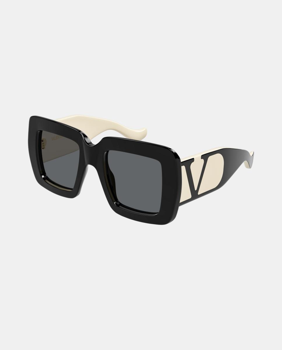 Imagen 1 de Gafas de sol VG0056S de mujer rectangular en acetato Negro