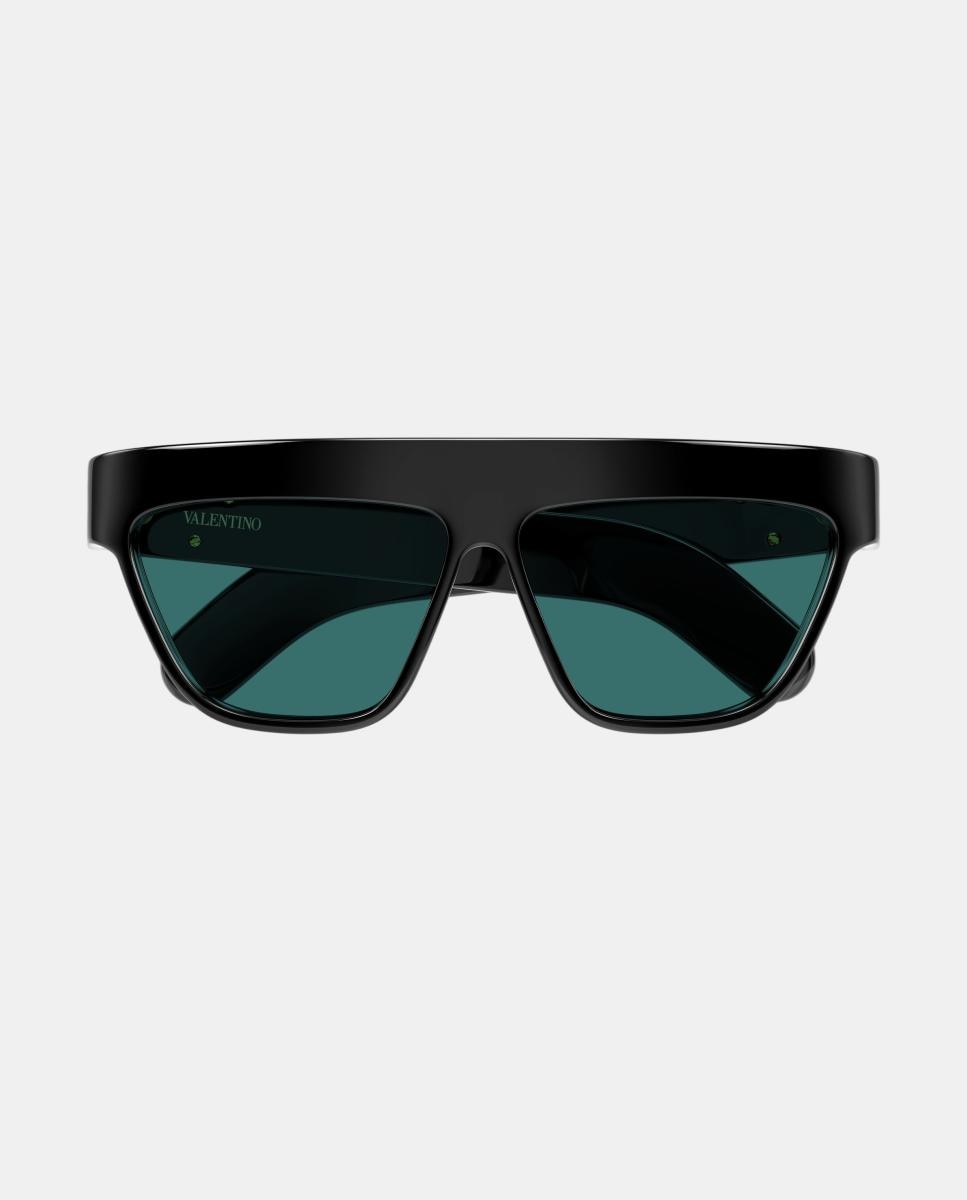Imagen 2 de Gafas de sol VG0068S unisex geometrica en acetato - Valentino - Negro Negro