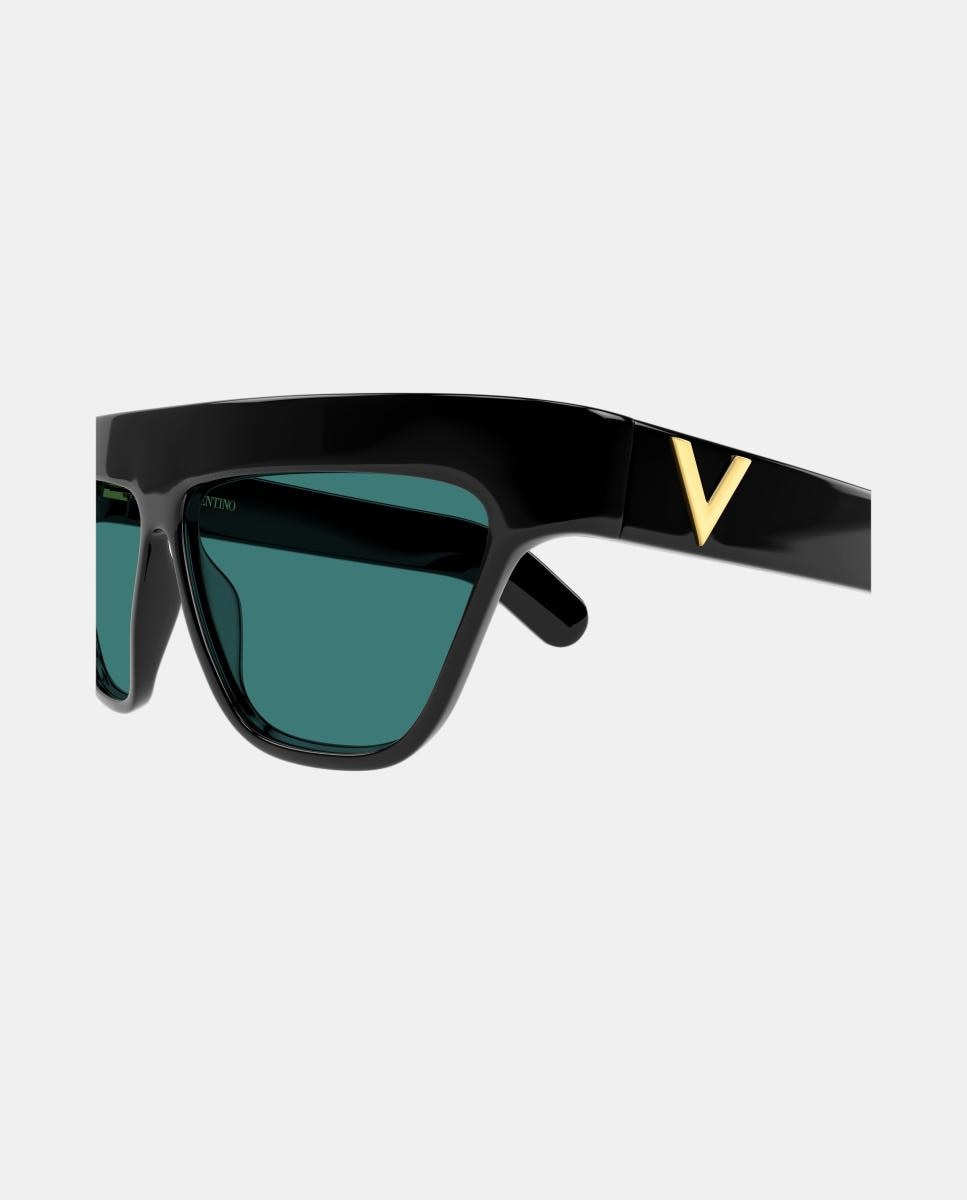Imagen 3 de Gafas de sol VG0068S unisex geometrica en acetato - Valentino - Negro Negro