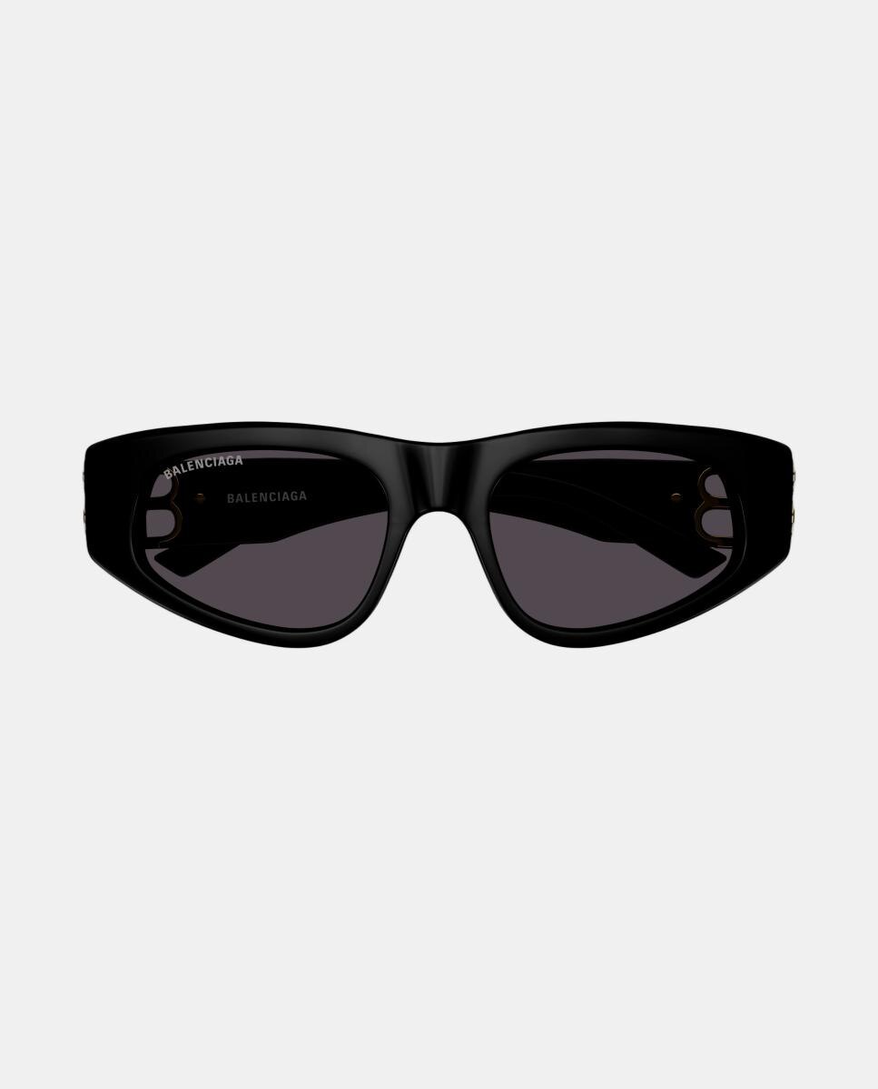 Imagen 2 de Gafa de sol BB0095S de mujer ojo de gato en acetato - Balenciaga - Negro Negro
