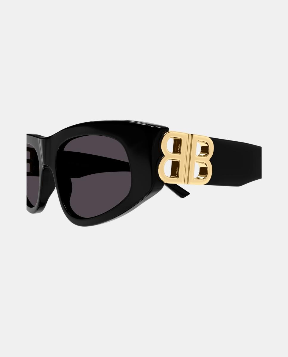 Imagen 3 de Gafa de sol BB0095S de mujer ojo de gato en acetato - Balenciaga - Negro Negro