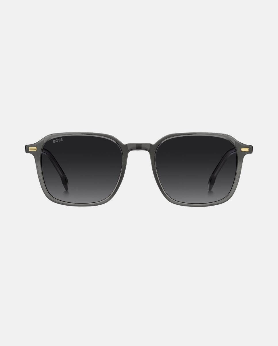 Imagen 0 de Gafas de sol BOSS 2003/S de hombre rectangular en acetato con lente degradada Gris