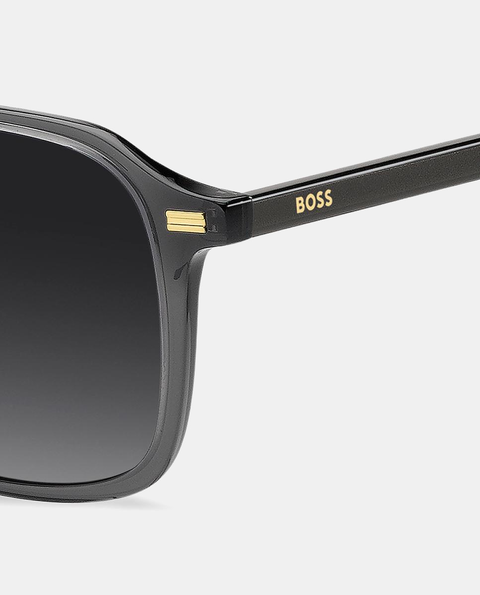 Gafas de sol BOSS 2003/S de hombre rectangular en acetato con lente degradada - Gris Gris-2