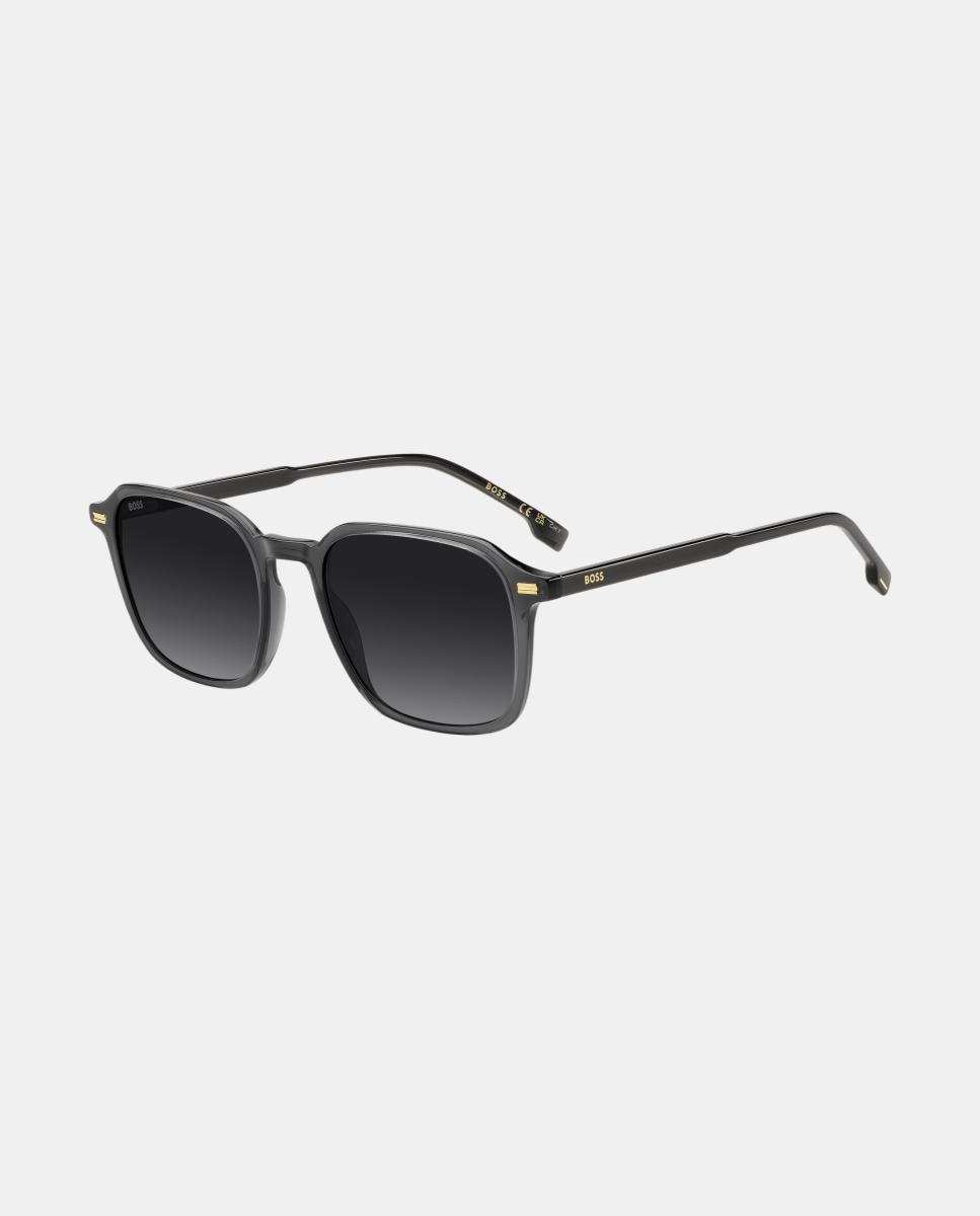 Gafas de sol BOSS 2003/S de hombre rectangular en acetato con lente degradada - Gris Gris-3