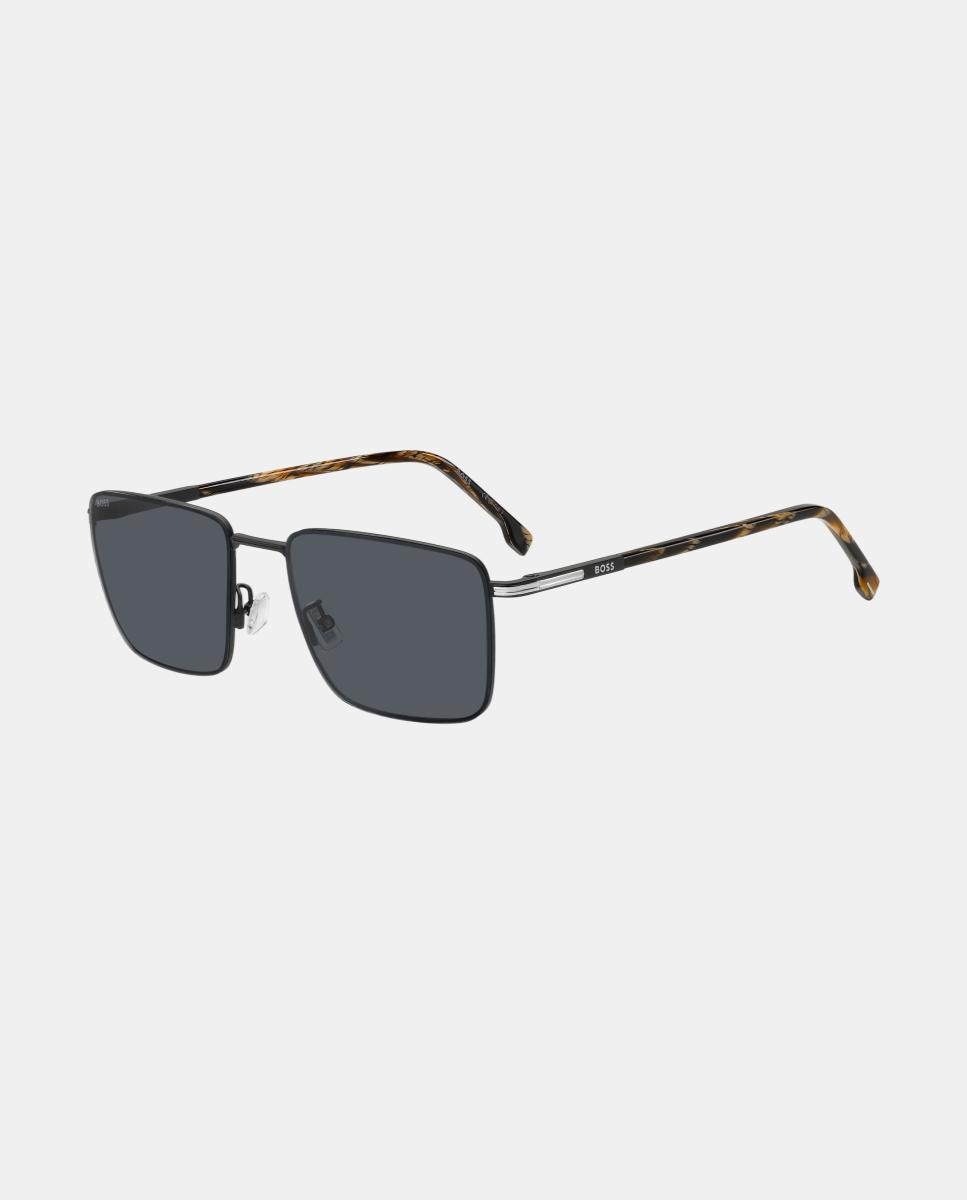 Gafas de sol BOSS 2007/G/S de hombre rectangular en metal - Negro Negro-2